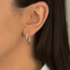 Brinco Argola  Fio Quadrado