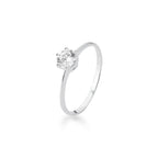 Anel Solitário 6 Ganchos