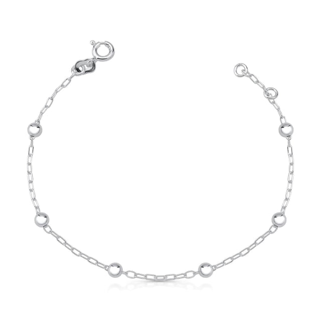 Pulseira 6 Bolinhos 4mm