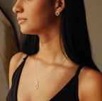 Conjunto Trevo Cravejado Vazado