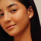 Conjunto Borboleta Cravejada