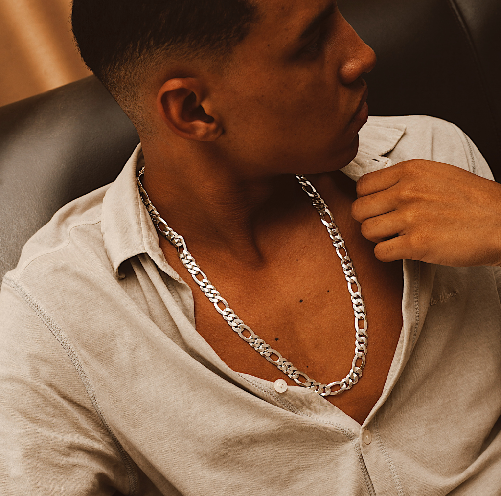 Corrente 10mm 3x1 70cm fecho gaveta