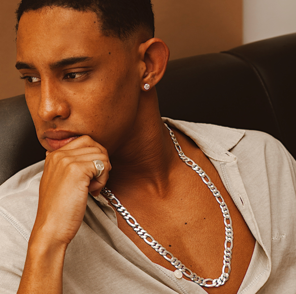 Corrente 10mm 3x1 70cm fecho gaveta