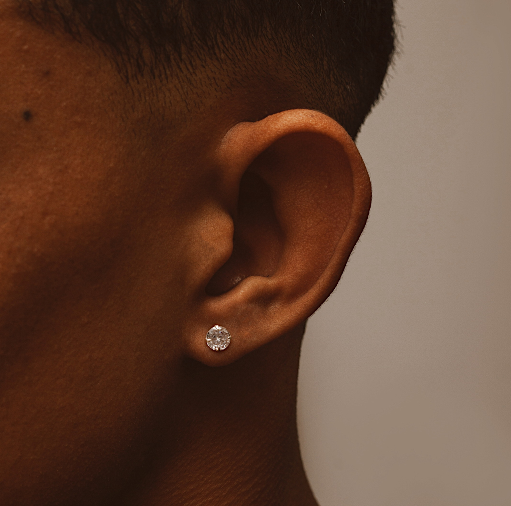 Brinco Brilhante 7 mm