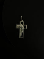 Pingente Crucifixo Face de Cristo Médio