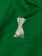 Pingente Saco de Dinheiro em Prata 925 - Tamanho Pequeno