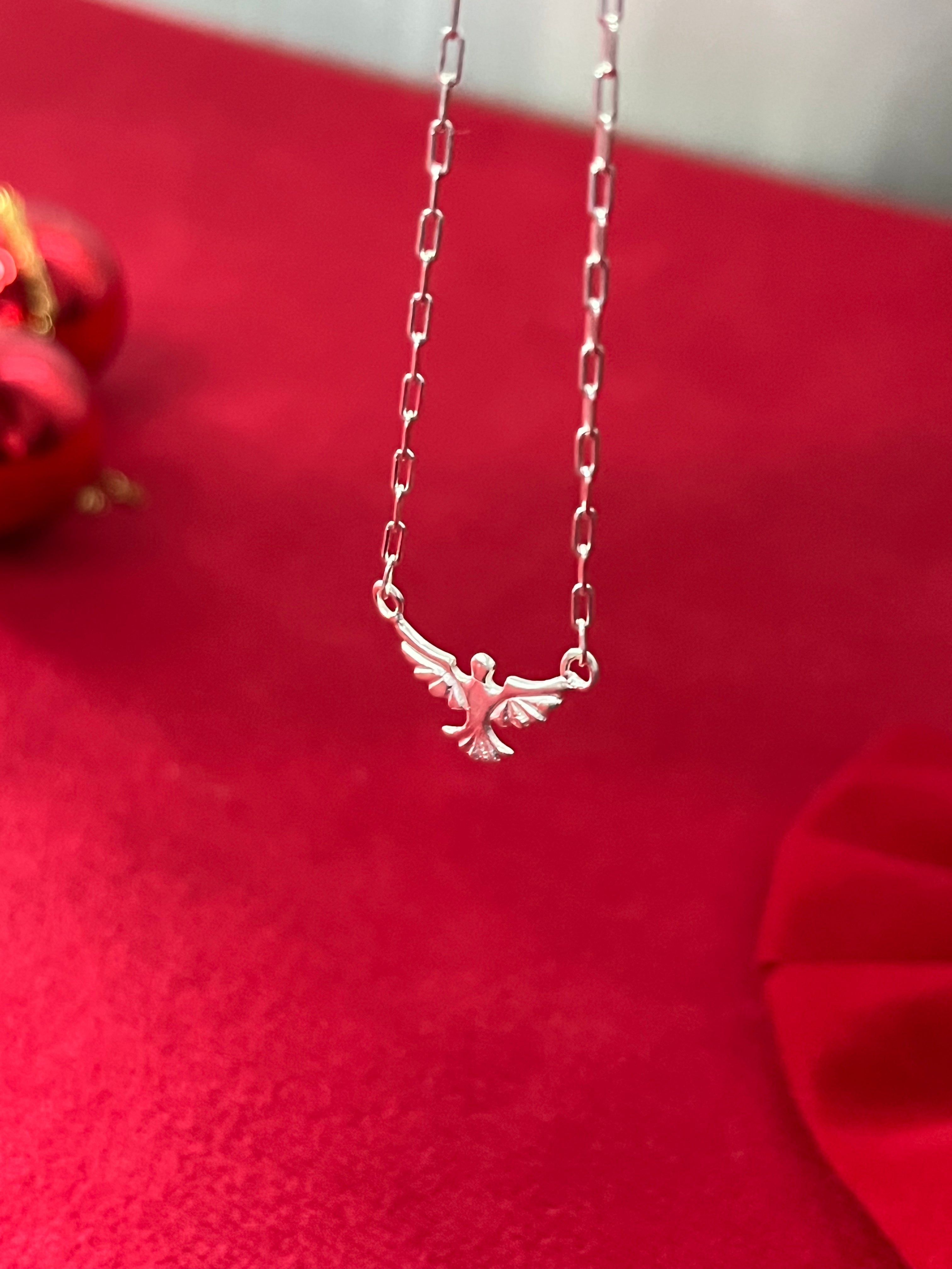 Escapulário Divino Espírito Santo em Prata 925