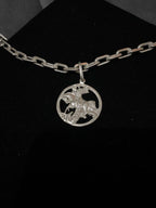 Pingente São Jorge Vazado em Prata 925 - Tamanho Grande