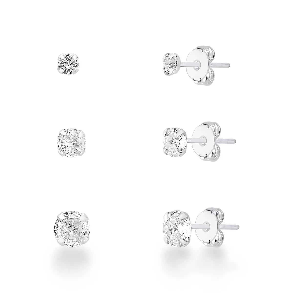 Kit 3 Brincos Ponto de Luz